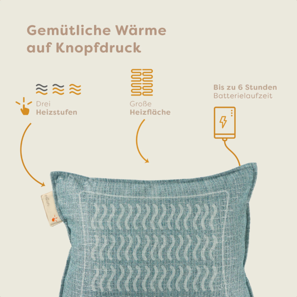 Pleafs Heizkissen Nomad 45x60cm Sirocco, 1 Stk